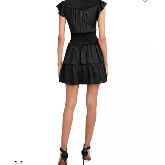 Bcbgmaxazria tired ruffle dress small - Picture 3 of 12